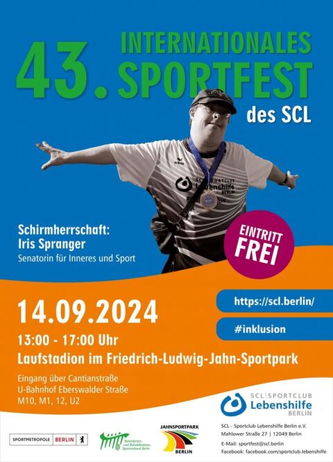 Flyer Einladung SCL Sportfest 2023