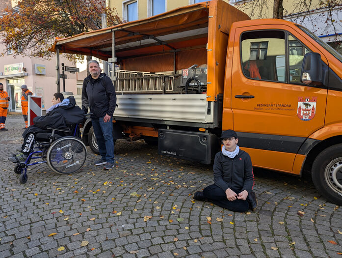 Gruppe 2: Wir waren in der Altstadt Spandau.