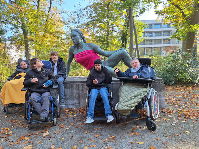 Gruppe 7: Ausflug zum Georg-Kolbe-Hain.